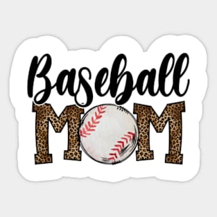 Baseball Mom Graphic T-Shirt/Apparel Sticker